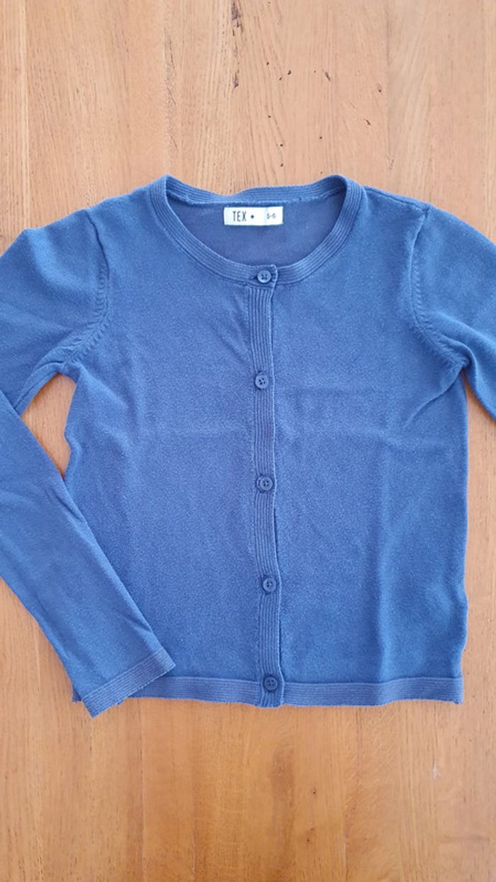 Gilet 5-6 ans couleur bleu marine - photo numéro 2