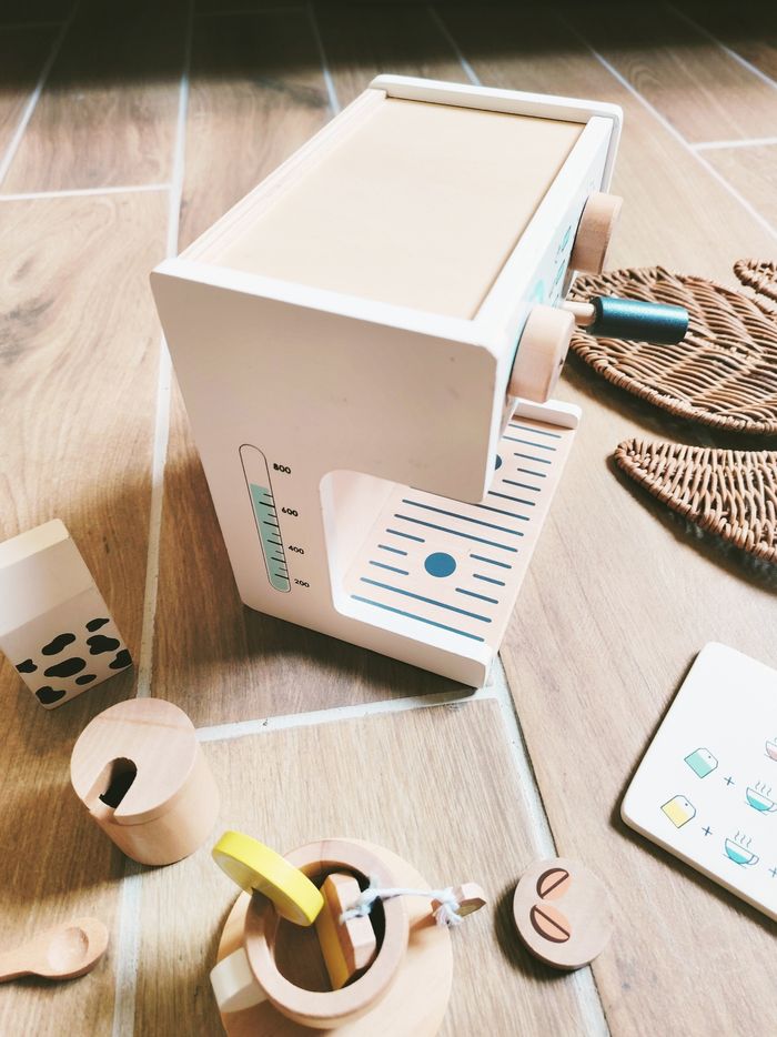 🍵Dinette machine à café et thé et accessoires en bois marque Vertbaudet - photo numéro 5