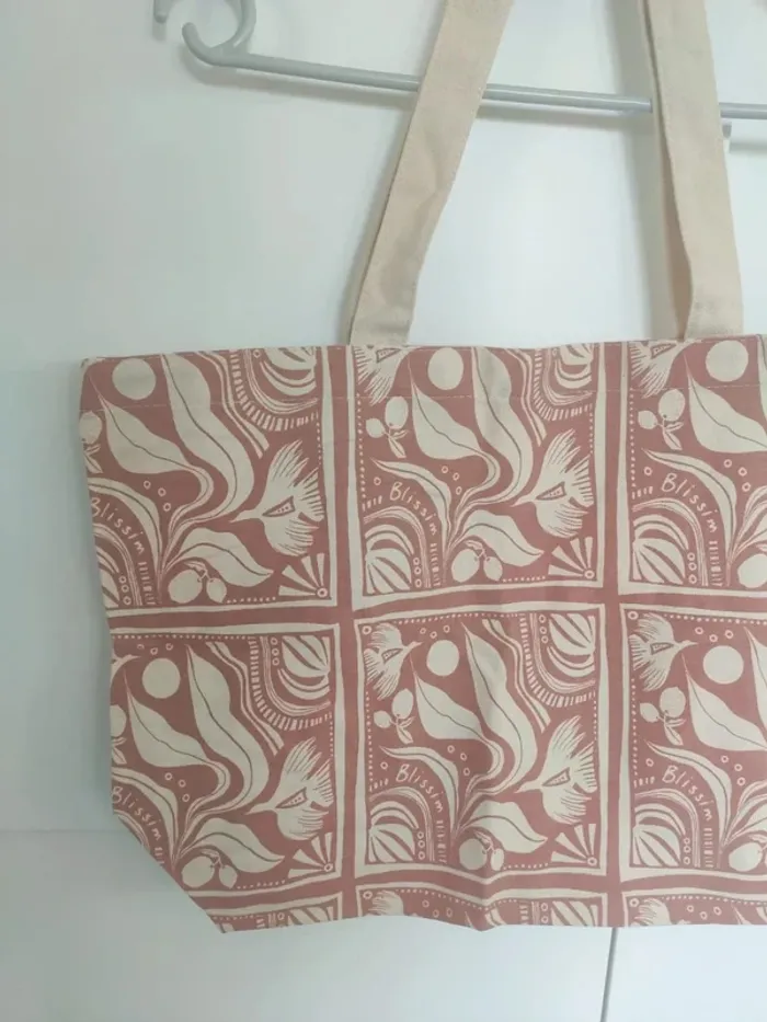 Grand Tote bag en coton - photo numéro 2