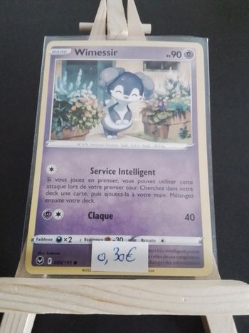 Carte Pokémon Wimessir 86/195