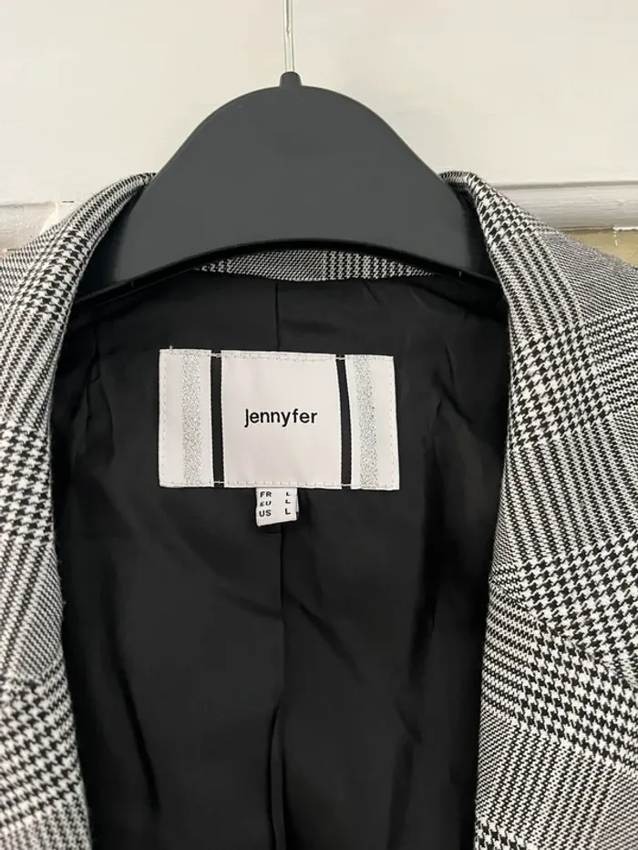 Blazer oversize à carreaux jennyfer Taille L - photo numéro 3