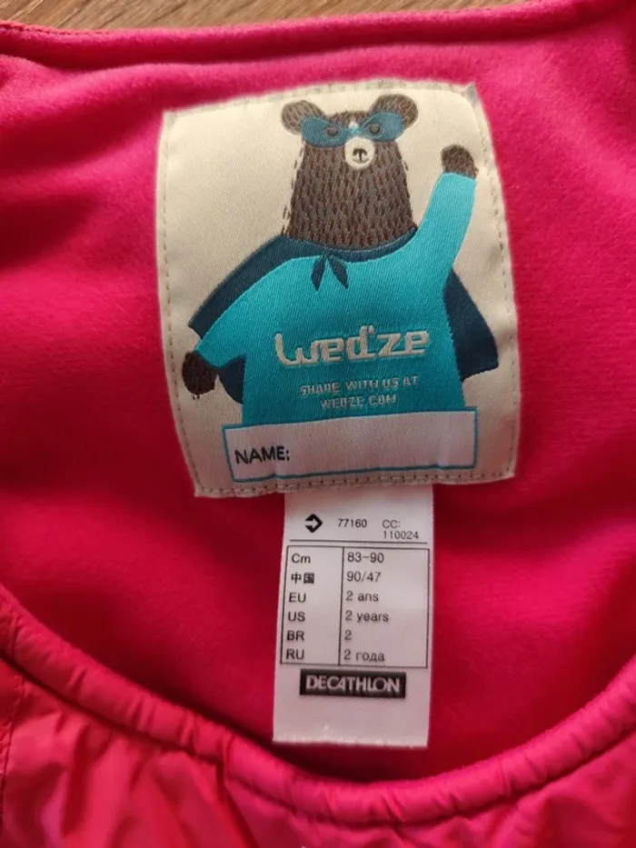 Salopette ski fushia 2 ans - photo numéro 4