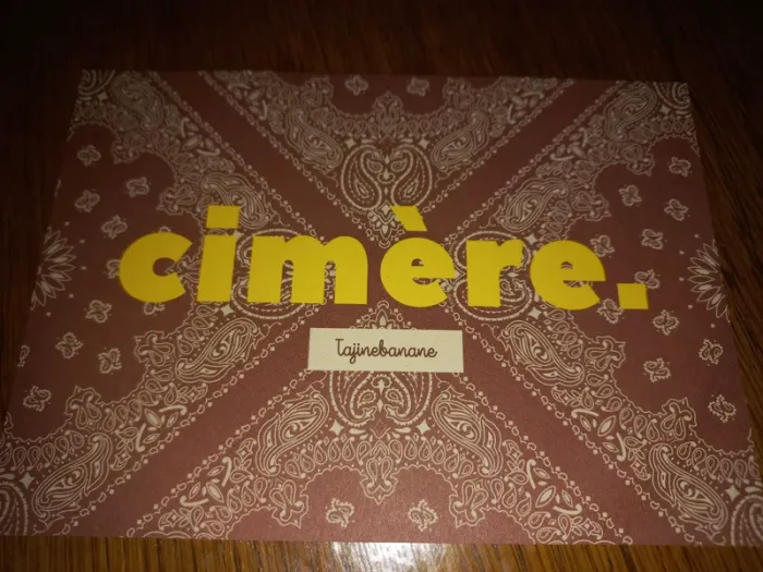 Carte tajinebanane