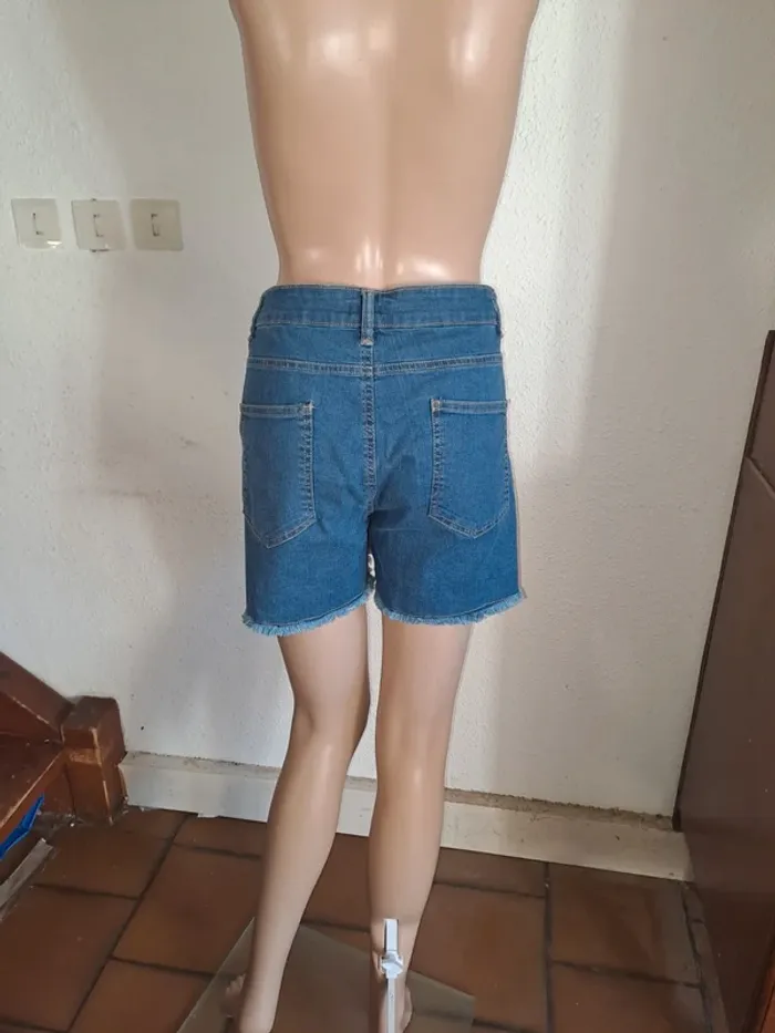 Short en jean 46 femme - photo numéro 2