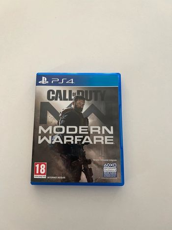Jeu ps4 Call of duty modern warfare