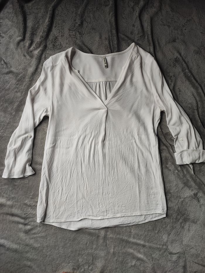 Haut Blanc Femme stradivarius M