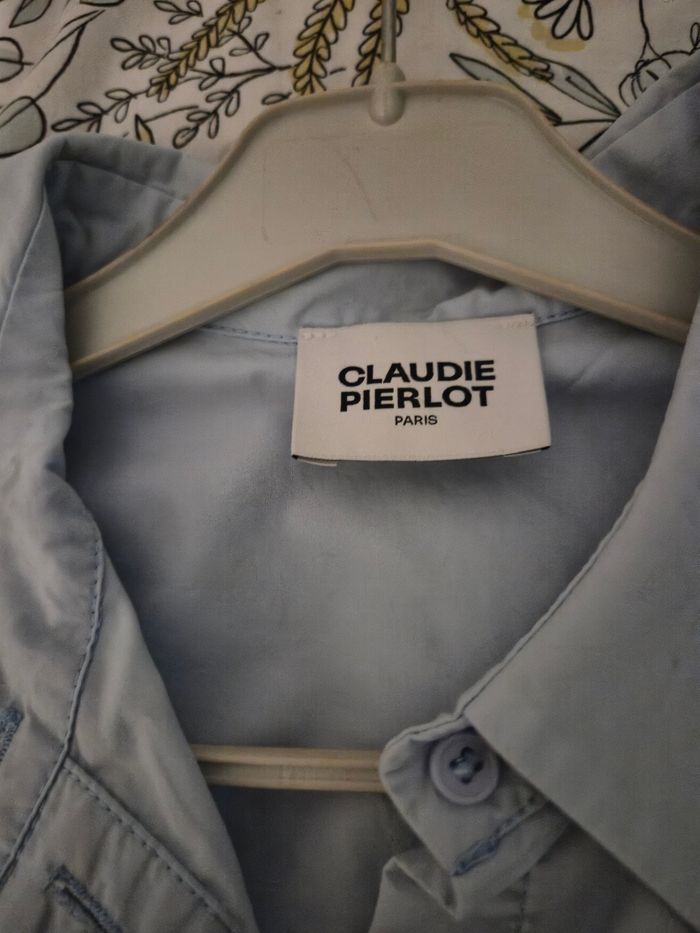 Chemise bleu Claudie Pierlot T 38.40 - photo numéro 2