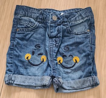 Short en jeans