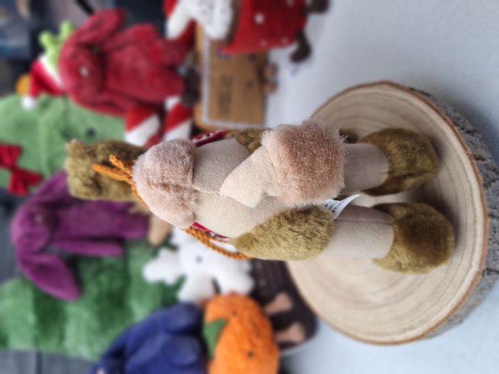 Peluche rigolote chameau dromadaire avec clochette - photo numéro 4