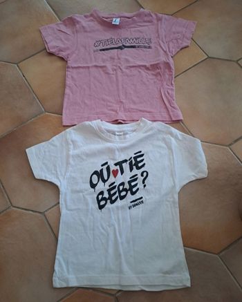 Lot de tee shirt Bengous 4 ans