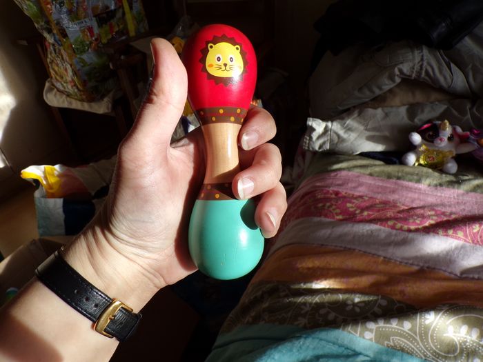 Maracas en bois - photo numéro 2