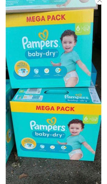 Couche Pampers taille 6