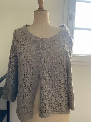 Gilet marron 