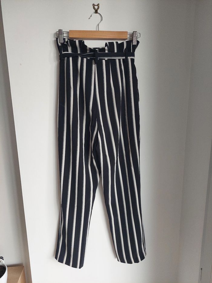 Pantalon rayé fluide - photo numéro 5