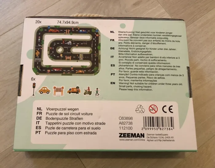 Puzzle de sol circuit voiture - photo numéro 2