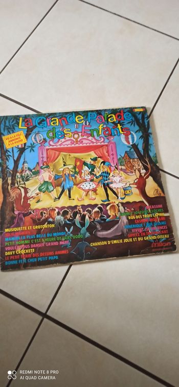 Disque 33 tours la Grande parade Des enfants