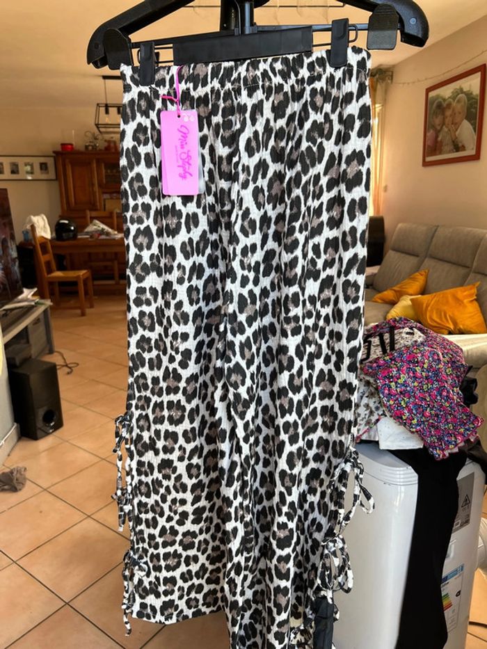 Ensemble léopard tunique et pantalon Miss Stephy - photo numéro 6