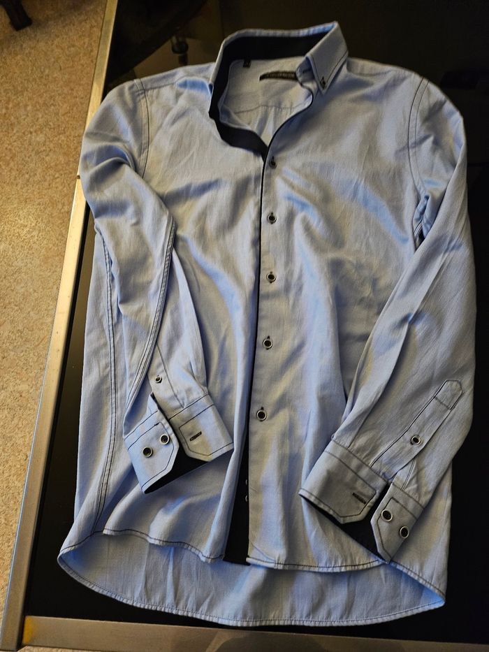 Chemise homme manches longues marque marco serussi