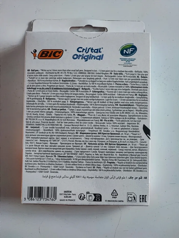 Lot de 10 stylos BIC Cristal Original - photo numéro 2