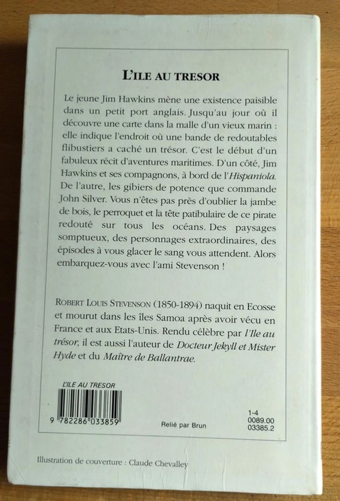 Livre L'île au trésor - Robert Louis Stevenson - photo numéro 2