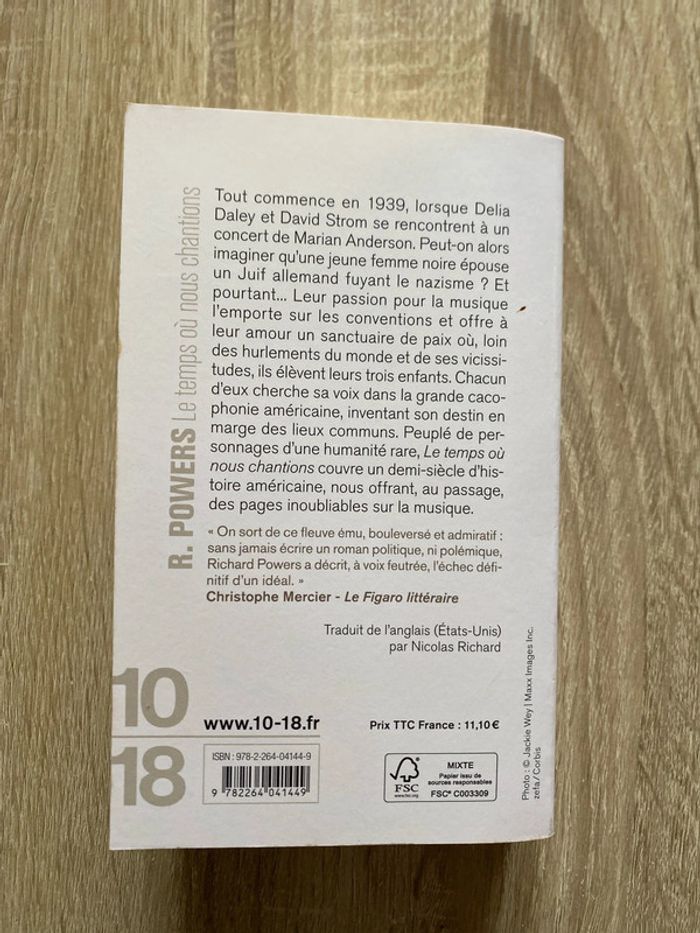 Le temps où nous chantions de Richard Powers - photo numéro 3
