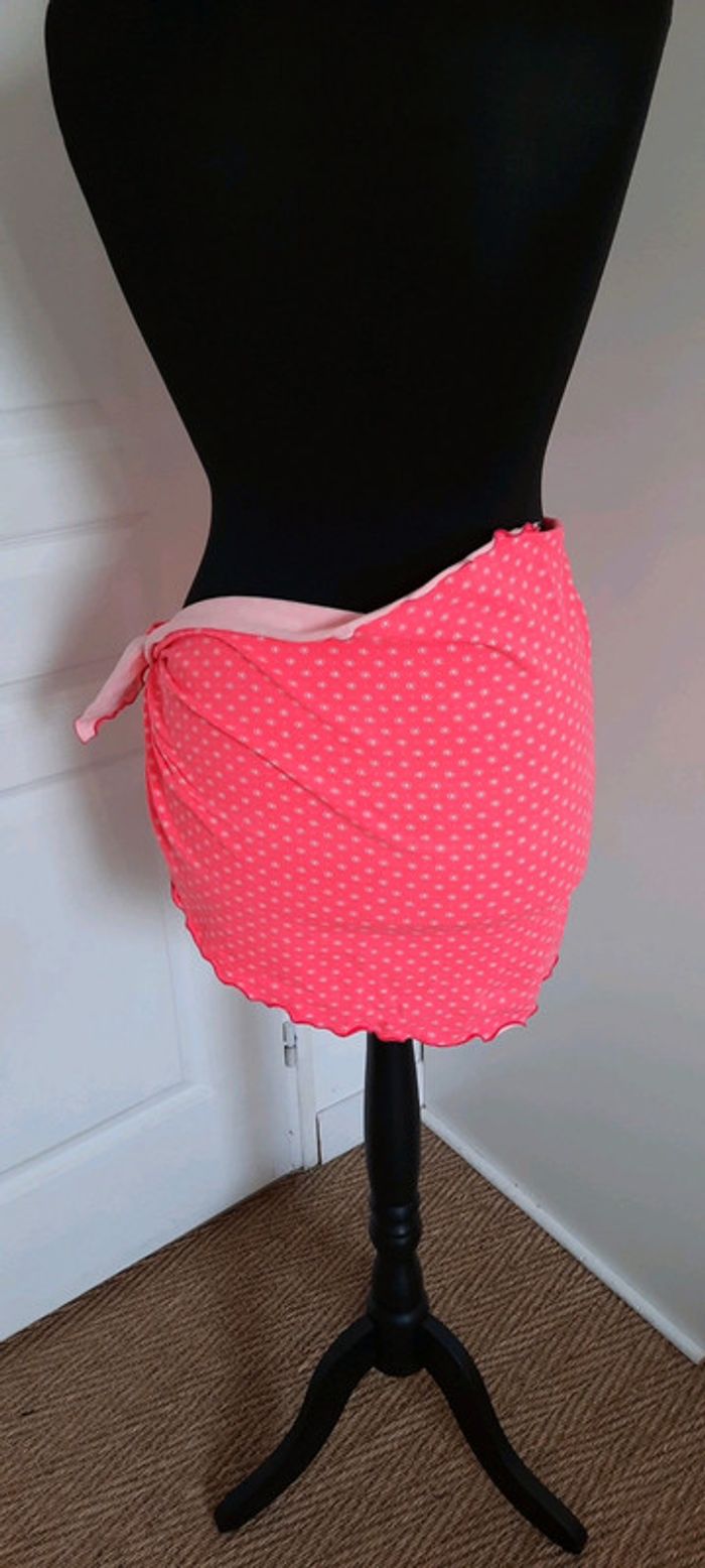 Paréo de plage rose flashy - photo numéro 3