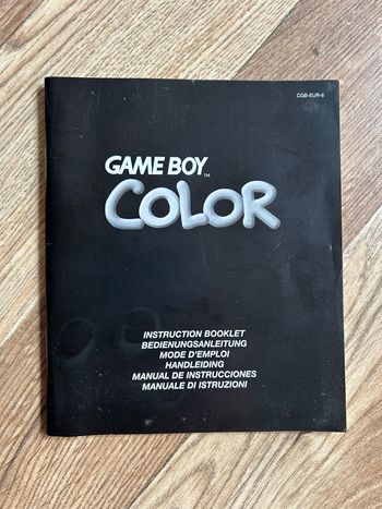 🕹️ Manuel d'Instructions Original - Nintendo Game Boy Color (EUR) 🕹️