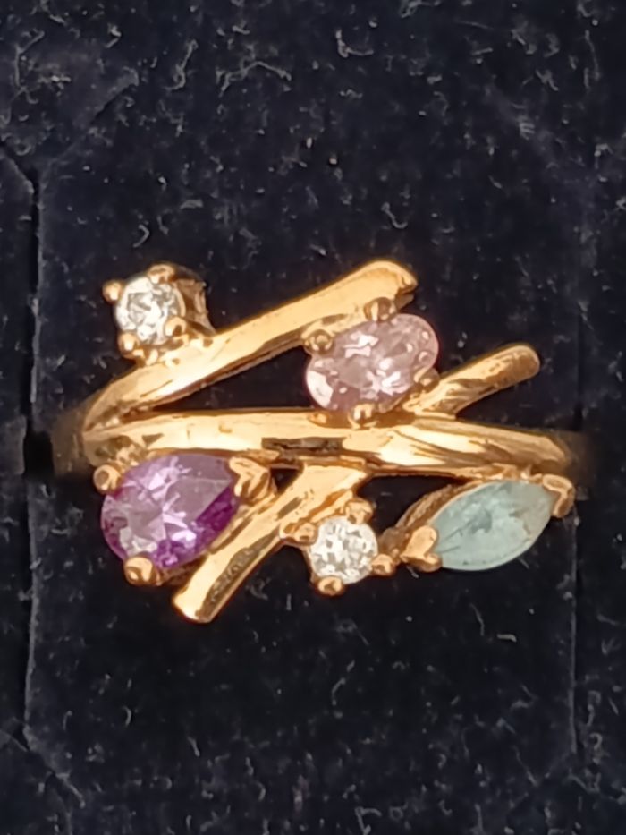 Bague plaqué or.