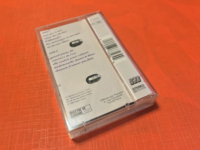 Cassette audio  Patricia Kaas mademoiselle chante (1988)  Polydor 837 3564 - photo numéro 4