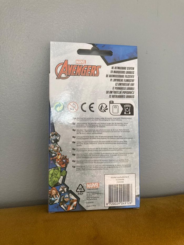Marqueurs lavables The Avengers – Marvel, neufs, jamais ouverts, idéal enfants - photo numéro 3