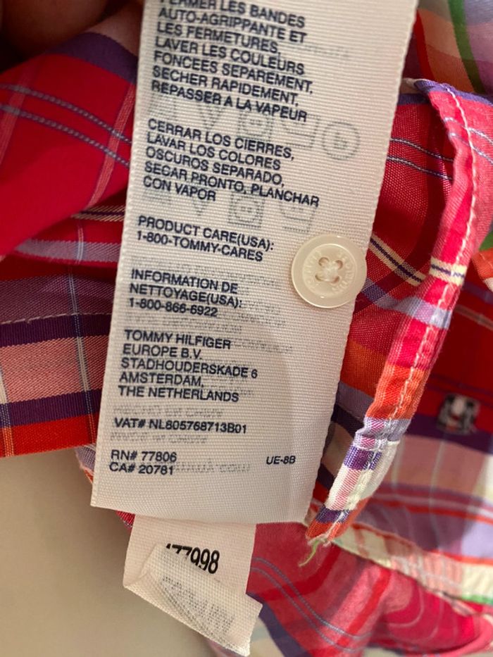 Chemise à carreaux, Tommy, finger taille 38/10 - photo numéro 19