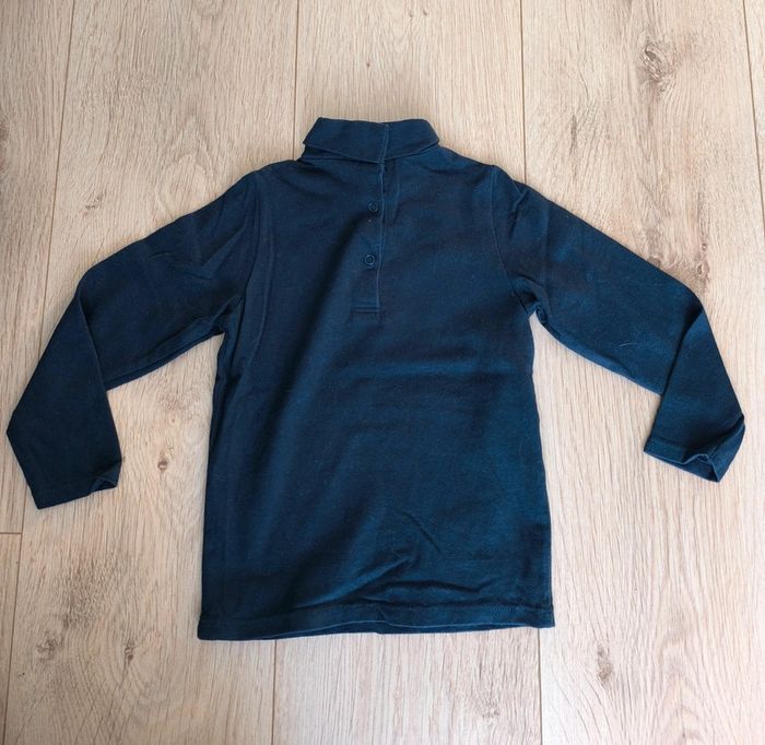 Lot de 3 sous-pull unis blanc / rose / bleu marine Bout'chou - Taille 24 mois - photo numéro 7