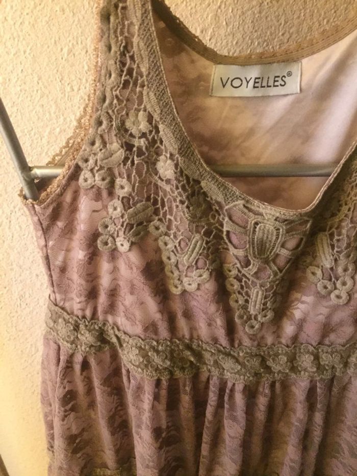 Robe à bretelles dentelle doublée - photo numéro 8