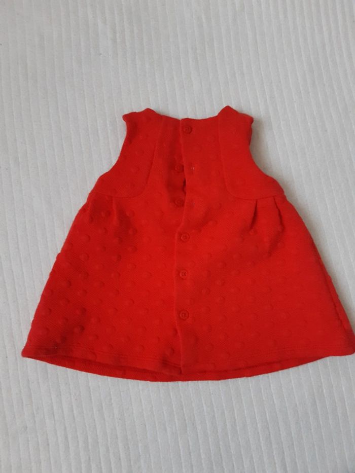 Robe rouge Obaibi 3 mois - photo numéro 3