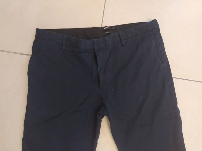 Pantalon chino bleu marine Brice taille 44 - photo numéro 2