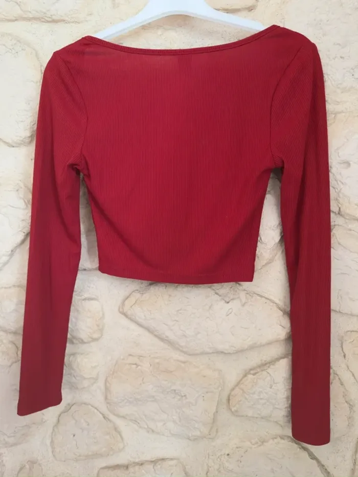 Top rouge shein - Taille XS - photo numéro 2