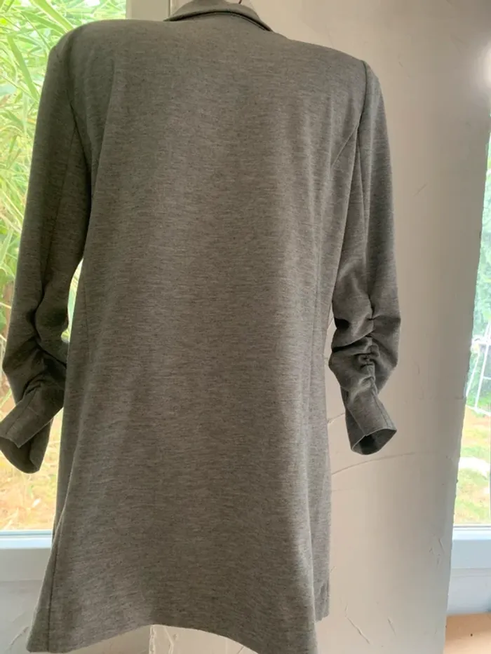 Veste Tom Taylor longue taille L grise - photo numéro 9