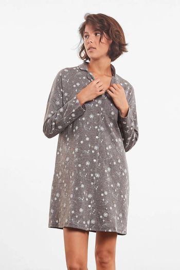 Chemise de nuit boutonnée