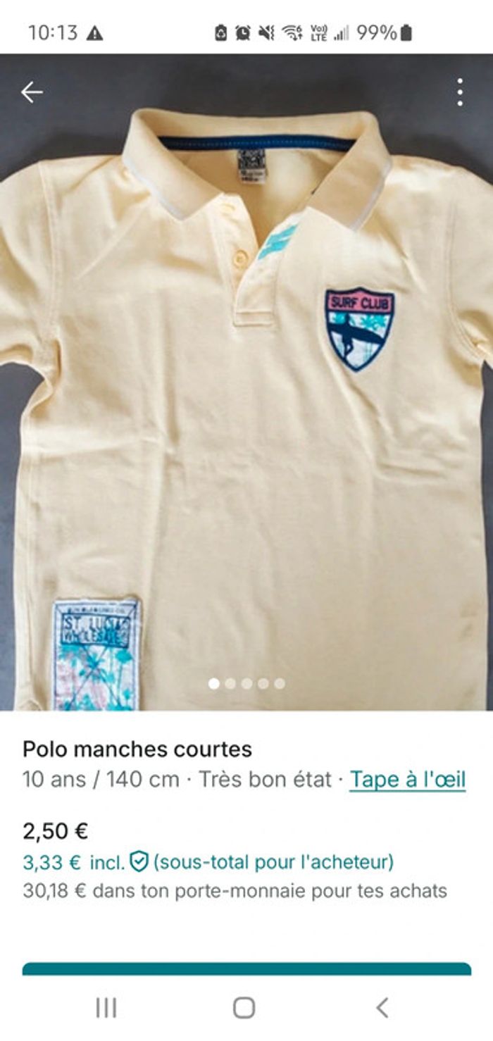 Lot 11 t shirts et polos manches courtes - photo numéro 2