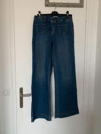 Jean évasé bleu 40
