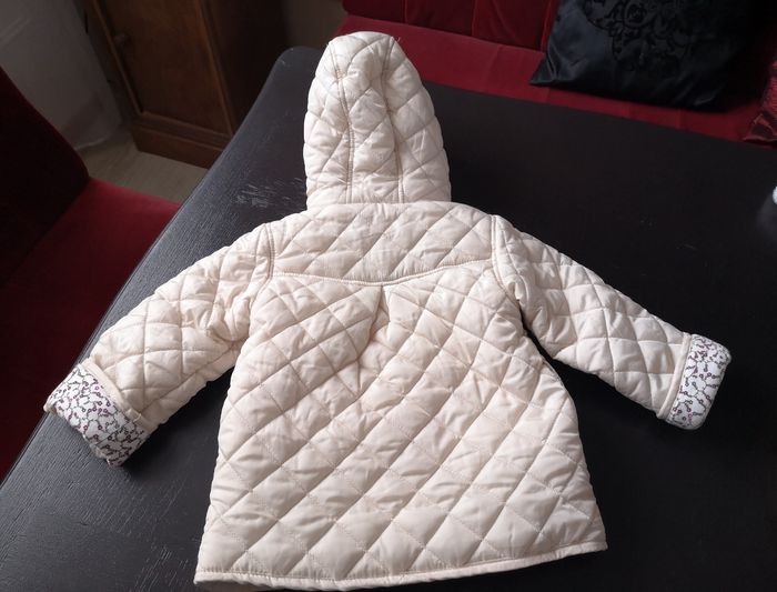 Manteau matelassé crème - photo numéro 2
