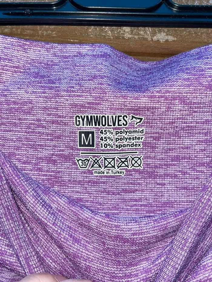 Short gainant violet taille m - photo numéro 3