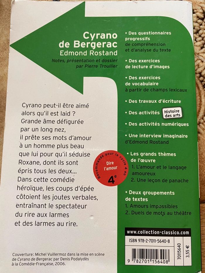 Livre Cyrano de Bergerac d’Edmond Rostand - photo numéro 2