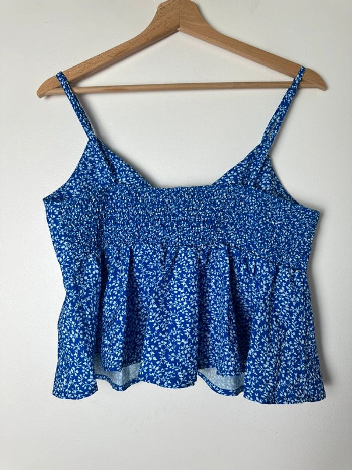 🌸Crop top - Shein - bleu & blanc 🌸 - photo numéro 6