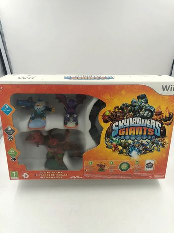 Coffret jeu vidéo Skylanders Giants sur console Nintendo Wii