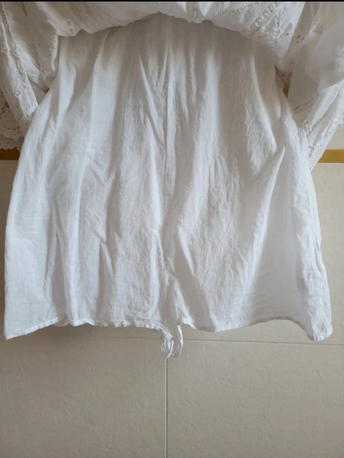 Robe blanche brodée - Zara - photo numéro 4