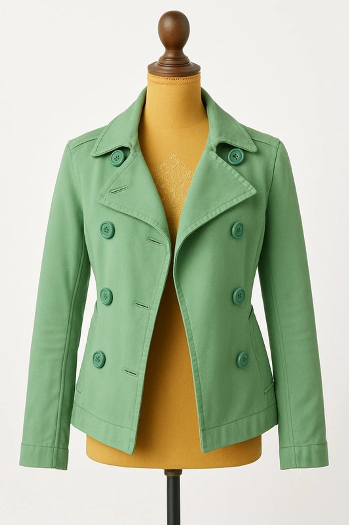 Trench court vert H&M – Taille M / 38 – Neuf jamais porté !
