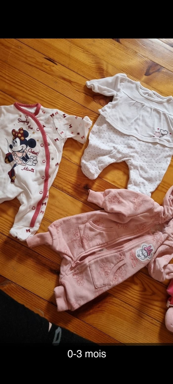 Lot vêtements fille 0 à 6 mois