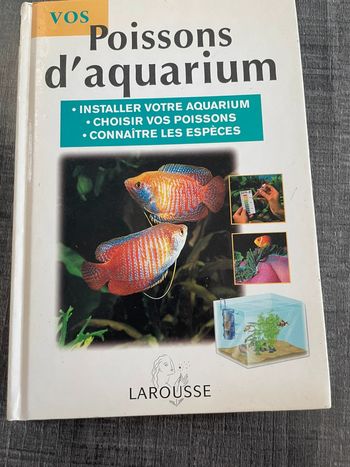 Livre poisson d’aquarium Larousse