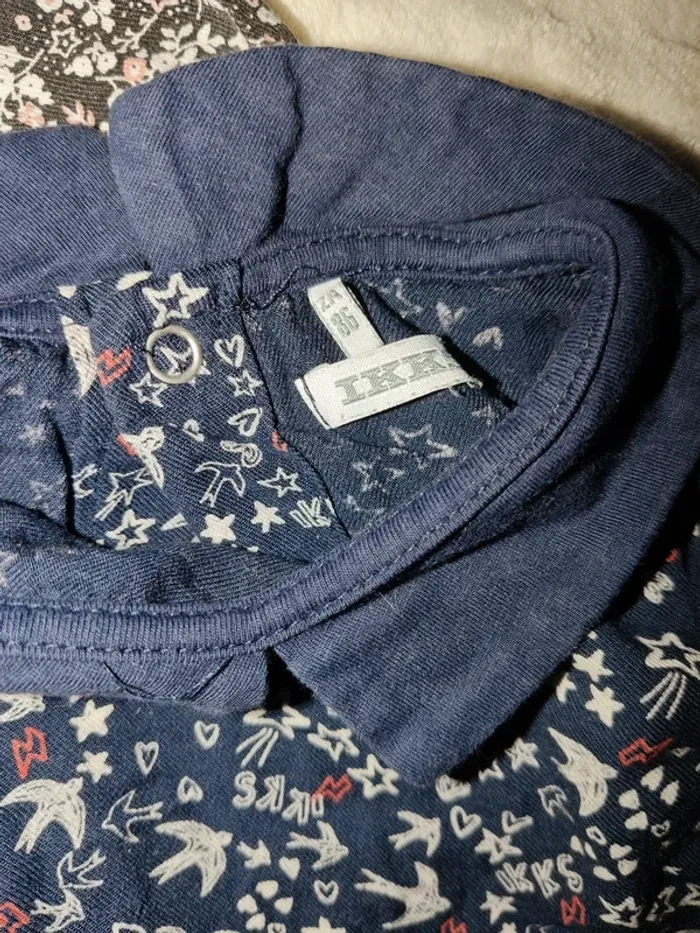 Lot de 2 robes IKKS 2 ans 86cm manches longues - photo numéro 4